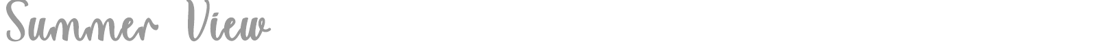 Summer View font preview